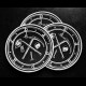 Dauþuz - Sigil, Patch (White Border)