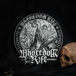 Whoredom Rife - Nidaros, Backpatch