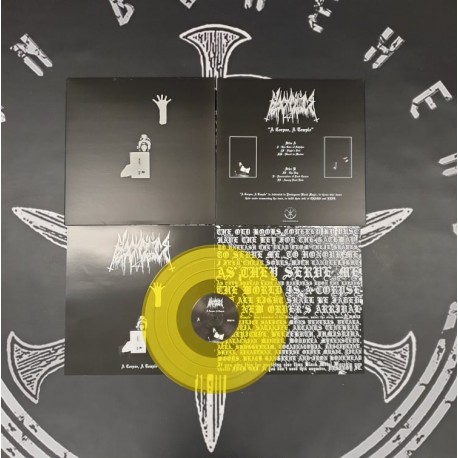 Black Cilice - A Corpse, A Temple, LP (yellow)