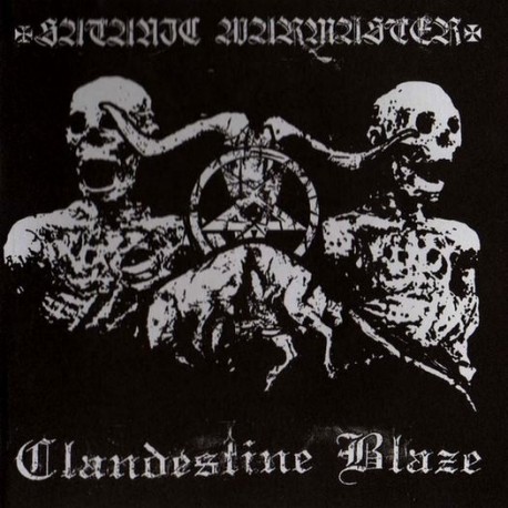 Clandestine Blaze / Satanic Warmaster - Split, Digi CD