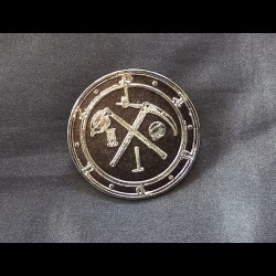 Dauþuz - Sigil, Metal Pin (black)